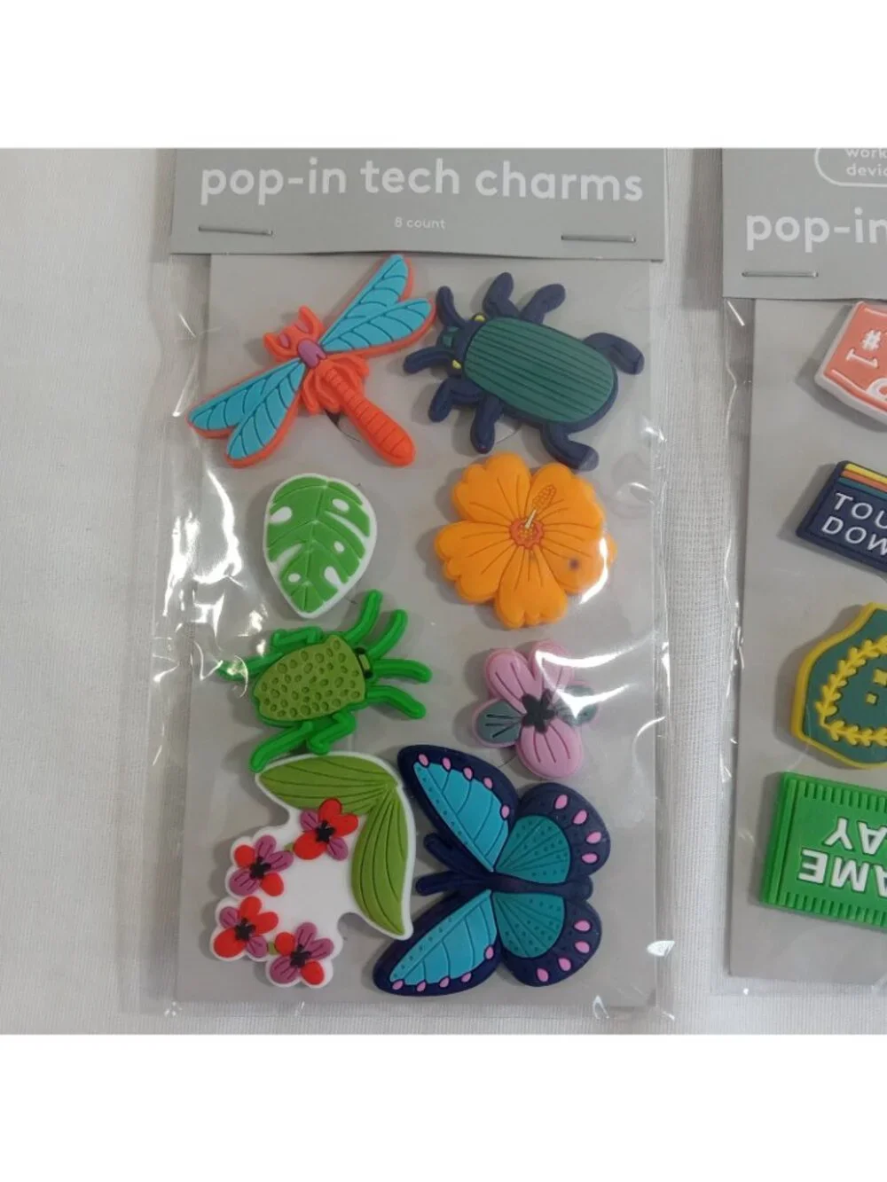 Heyday iPhone 17 Pro Max Pop-In Silicone Case Dark Blue & 2 Packs Tech Charms